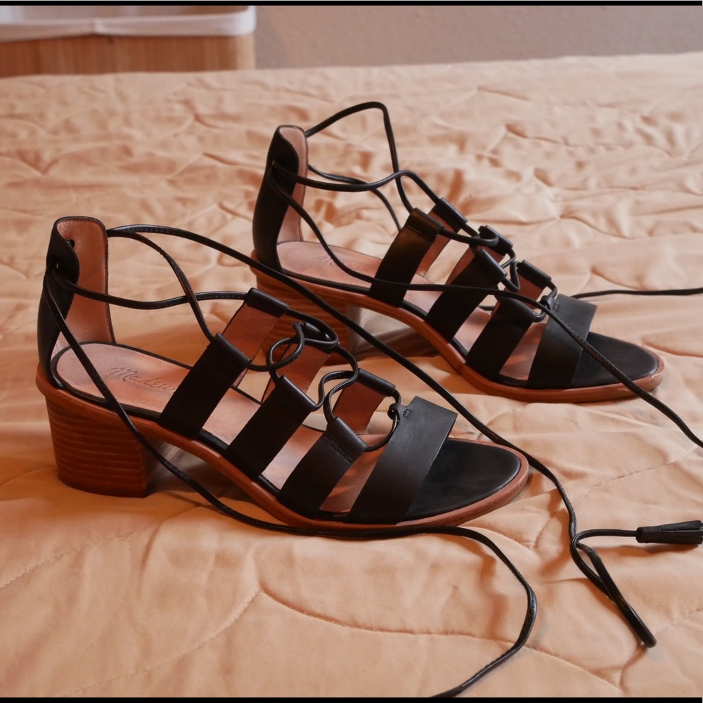 Madewell Chunky Heel Gladiator Sandals